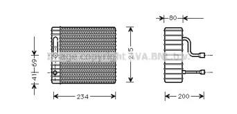 Испаритель PRASCO FDV104