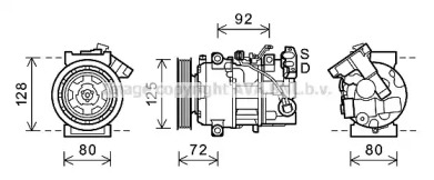 Компрессор PRASCO RTK489