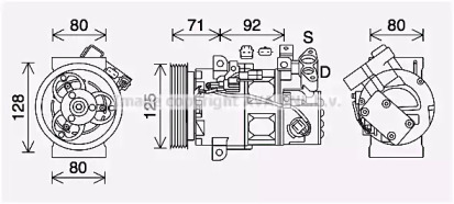 Компрессор PRASCO RTK636