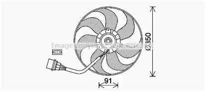 Вентилятор PRASCO VW7540