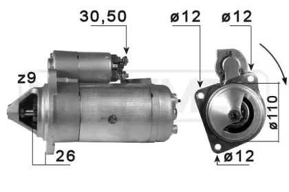 Стартер MESSMER 220077