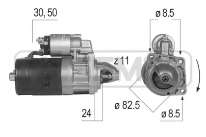 Стартер MESSMER 220080