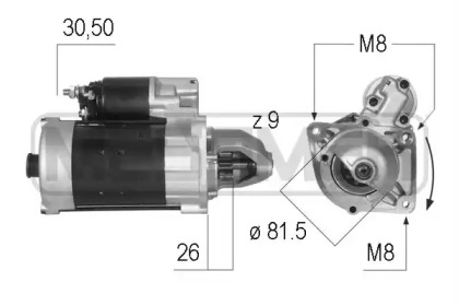 Стартер MESSMER 220156