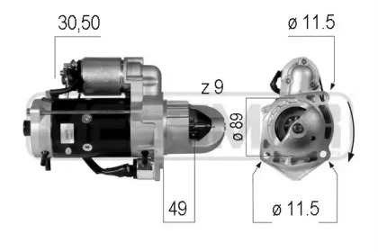 Стартер MESSMER 220278