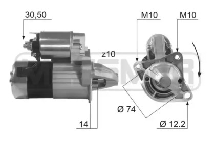 Стартер MESSMER 220484