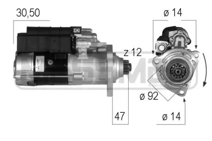 Стартер MESSMER 220572