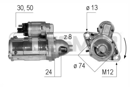 Стартер MESSMER 220588