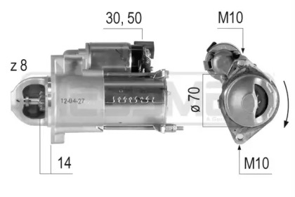 Стартер MESSMER 220614