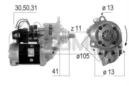 Стартер MESSMER 220634