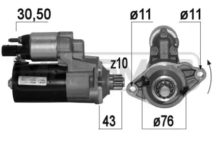 Стартер MESSMER 220665