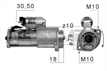 Стартер MESSMER 220669