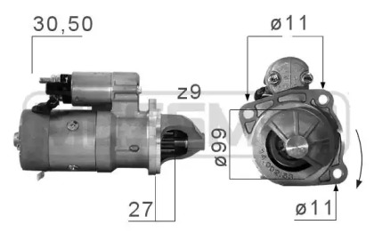 Стартер MESSMER 220678