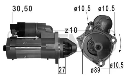 Стартер MESSMER 220752