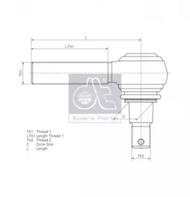 Шарнир DT Spare Parts 1.19011