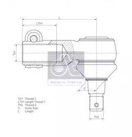 Шарнир DT Spare Parts 2.53253