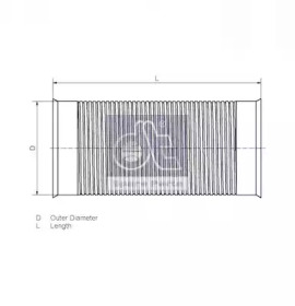Трубка DT Spare Parts 4.61044