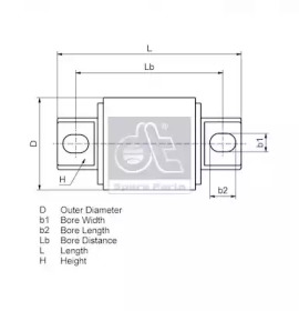 Ремкомплект DT Spare Parts 3.96614