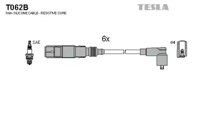 Комплект электропроводки TESLA T062B