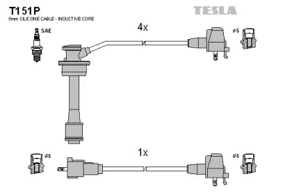 Комплект электропроводки TESLA T151P