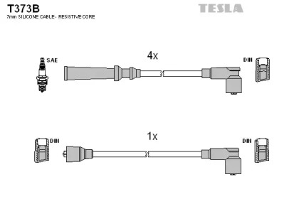 Комплект электропроводки TESLA T373B