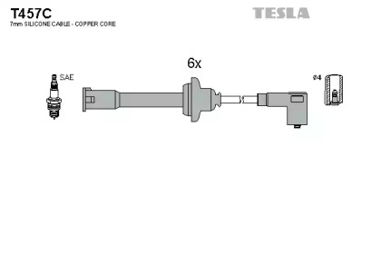 Комплект электропроводки TESLA T457C