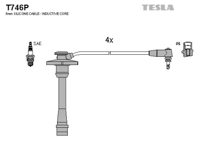 Комплект электропроводки TESLA T746P