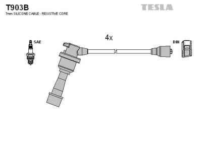 Комплект электропроводки TESLA T903B