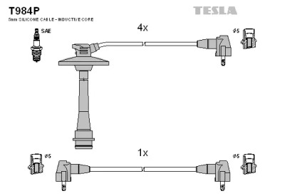 Комплект электропроводки TESLA T984P