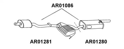 Амортизатор VENEPORTE AR01280