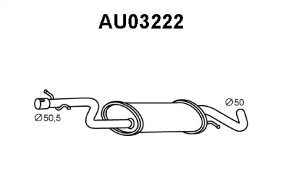 Амортизатор VENEPORTE AU03222