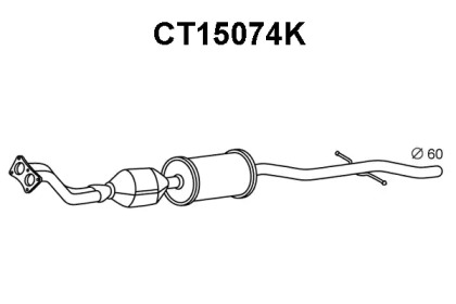 Катализатор VENEPORTE CT15074K