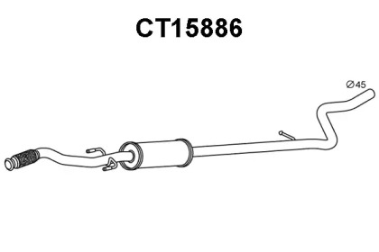 Амортизатор VENEPORTE CT15886