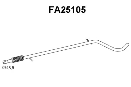 Трубка VENEPORTE FA25105