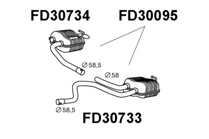 Амортизатор VENEPORTE FD30095