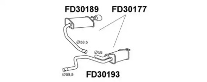 Амортизатор VENEPORTE FD30177