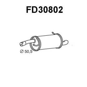 Амортизатор VENEPORTE FD30802