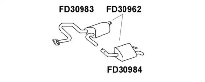 Амортизатор VENEPORTE FD30962