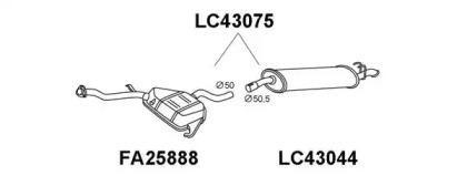 Амортизатор VENEPORTE LC43075