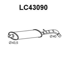 Амортизатор VENEPORTE LC43090