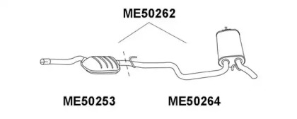 Амортизатор VENEPORTE ME50264