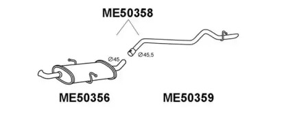 Амортизатор VENEPORTE ME50358