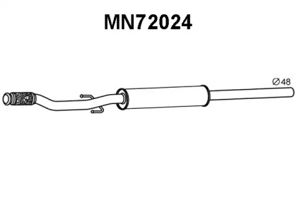 Амортизатор VENEPORTE MN72024