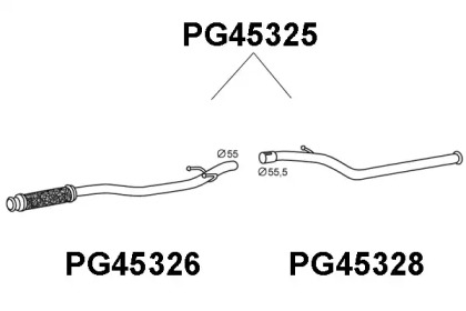 Трубка VENEPORTE PG45325