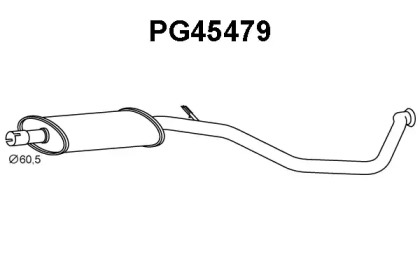 Амортизатор VENEPORTE PG45479