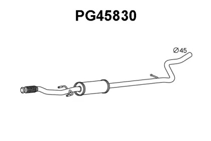 Амортизатор VENEPORTE PG45830