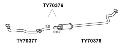 Амортизатор VENEPORTE TY70376