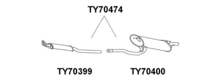 Амортизатор VENEPORTE TY70474