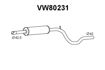 Амортизатор VENEPORTE VW80231