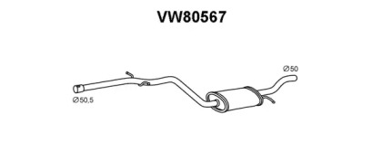 Амортизатор VENEPORTE VW80567