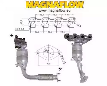 Катализатор MAGNAFLOW 62517